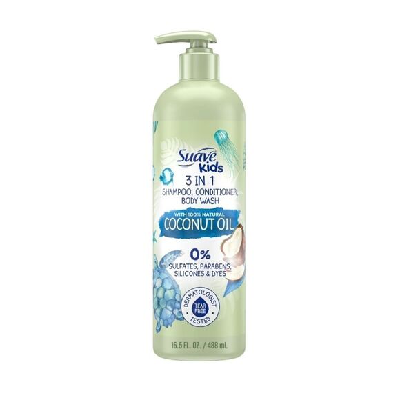 Suave Other - Suave Kids Naturals 3-in-1 Shampoo Conditioner & Body Wash with Coconut Oil
